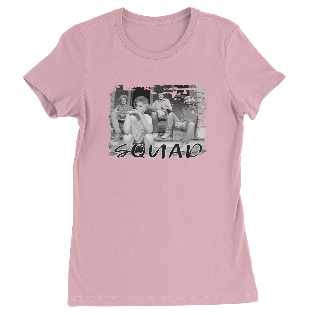 Squad Golden Girls Womens T-shirt Light Pink