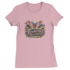 Forever Our Tennessee Butterfly Dolly Womens T-shirt Light Pink
