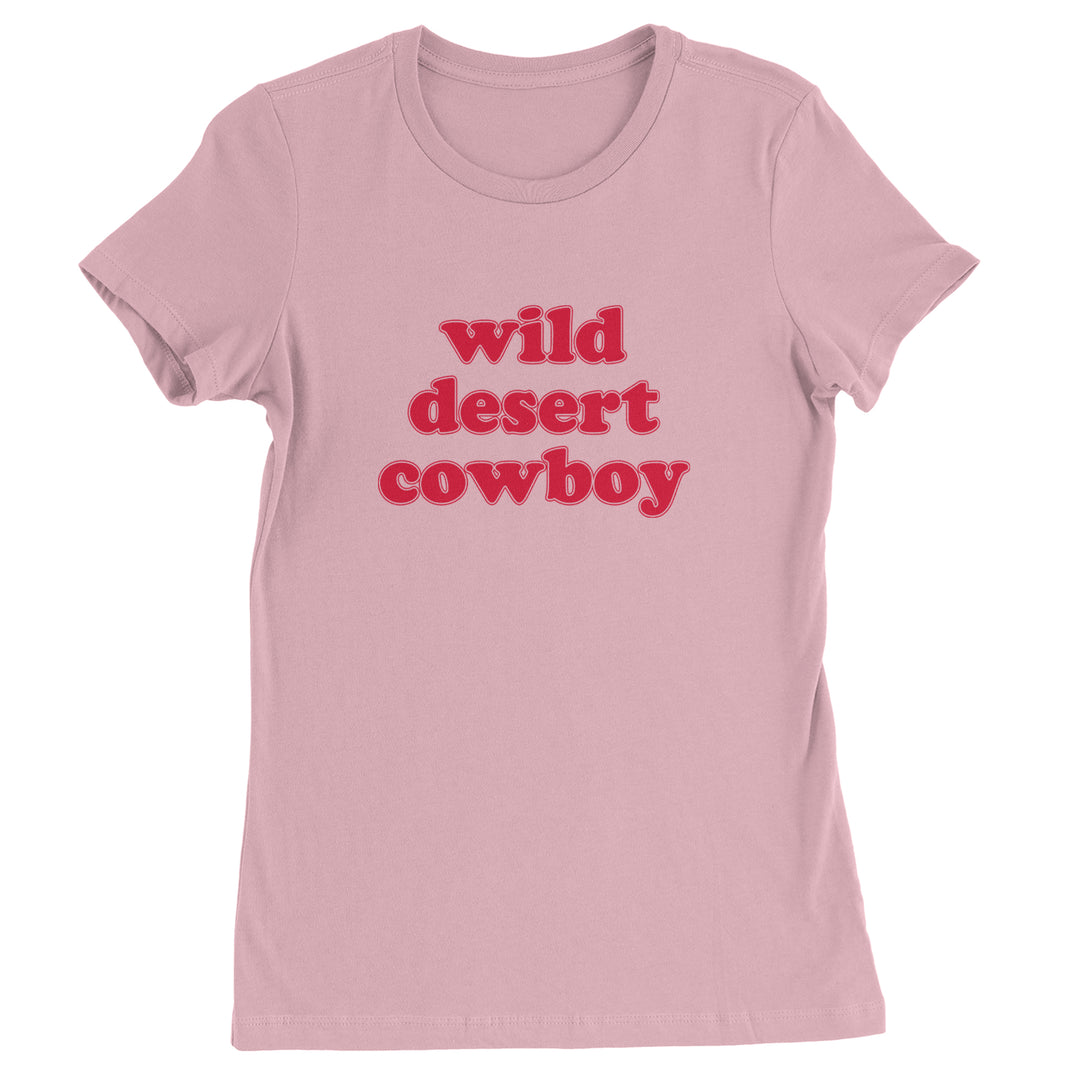 Wild Desert Cowboy Country Womens T-shirt Light Pink