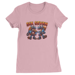 67 Lava Lightning Six Seven Meme Womens T-shirt Light Pink