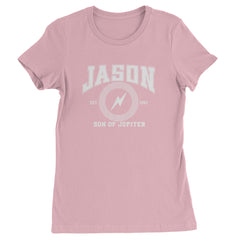 Jason Son of Jupiter Storm Bringer Womens T-shirt Light Pink