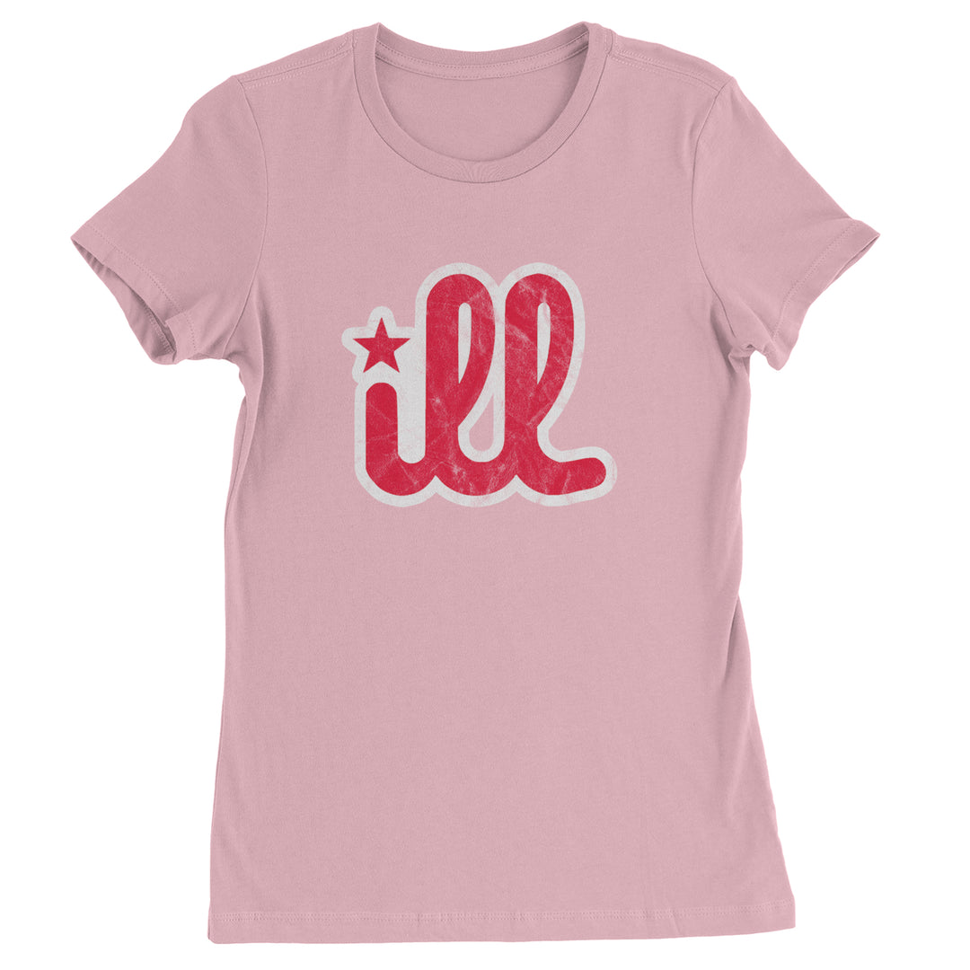 ILL Vintage It's A Philly Thing Womens T-shirt Light Pink
