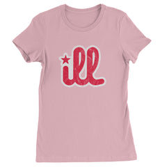 ILL Vintage It's A Philly Thing Womens T-shirt Light Pink