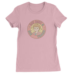 Eat Dirt And Die, Trash Golden Girls Womens T-shirt Light Pink