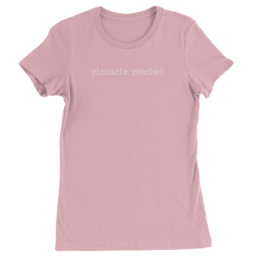 Pinnacle Reached Romance Womens T-shirt Light Pink