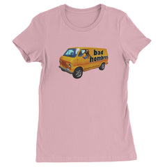 Bad Hombres Van West Chester Band Womens T-shirt Light Pink