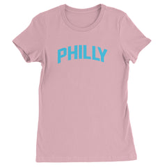Philly Philadelphia Pride graphic on Women's Heavyweight Cotton T-Shirt in Light Pink