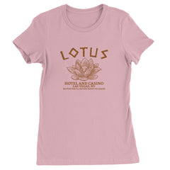 Lotus Hotel and Casino Womens T-shirt Light Pink