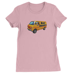 Bad Hombres Van West Chester Band Womens T-shirt Light Pink
