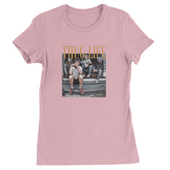 Golden Girls Thug Life Street Womens T-shirt Light Pink