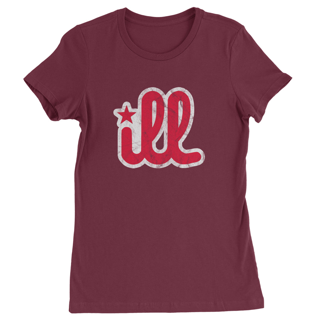 ILL Vintage It's A Philly Thing Womens T-shirt Maroon
