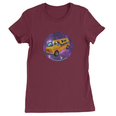 Bad Hombres Space West Chester Band Womens T-shirt Maroon