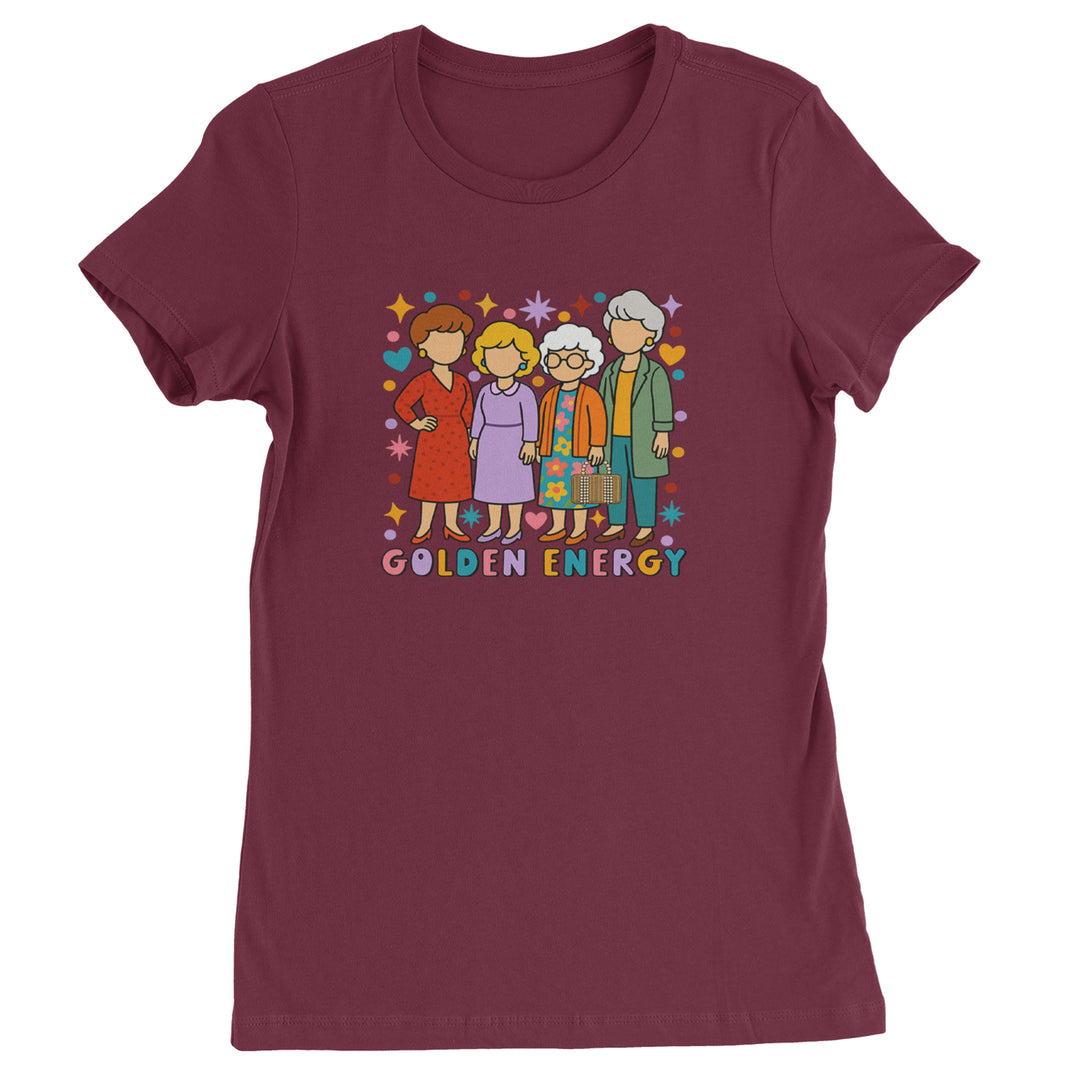 Golden Forever Golden Girls Womens T-shirt Maroon