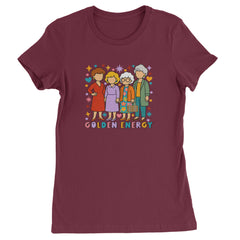 Golden Forever Golden Girls Womens T-shirt Maroon