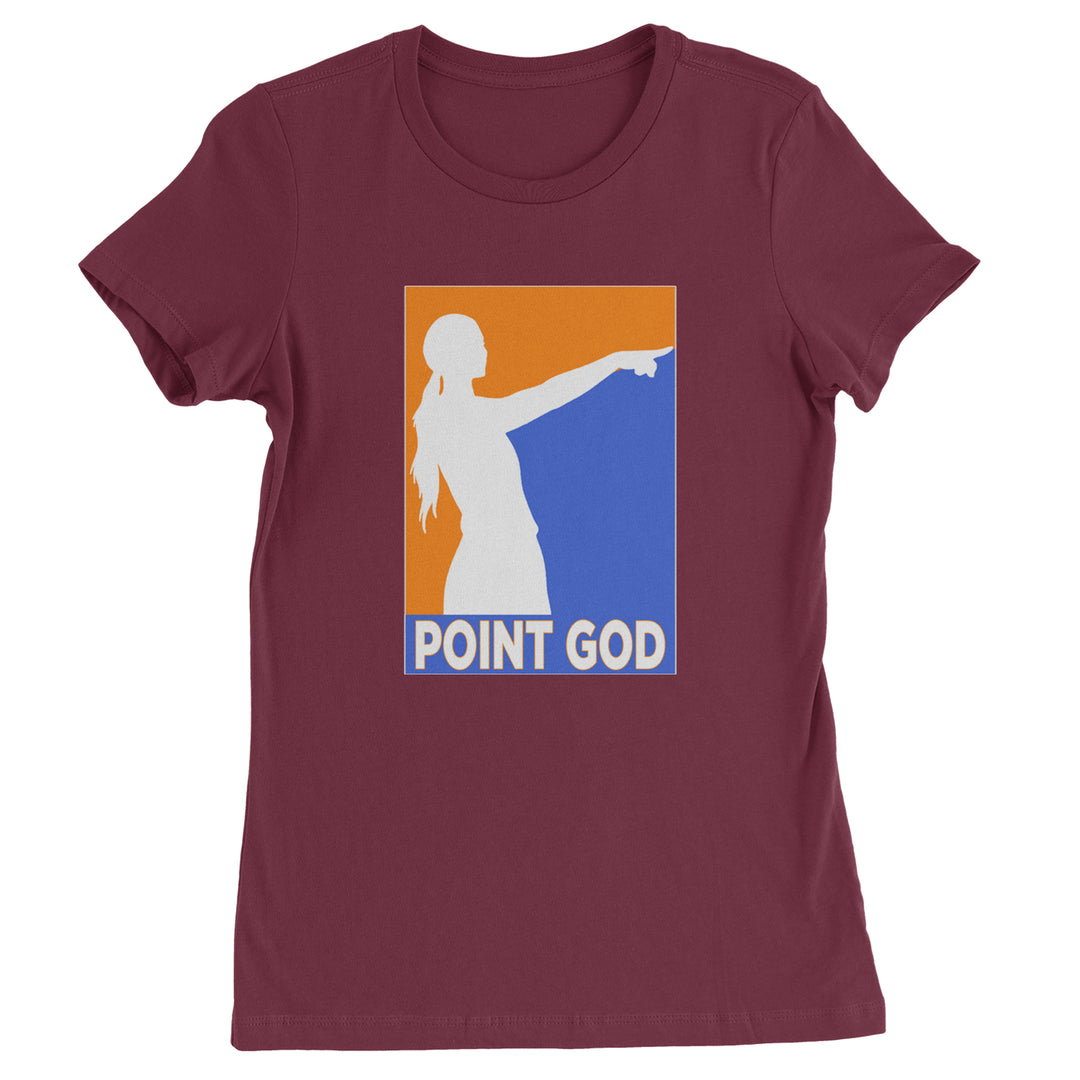 Point God Cunningham Basketball Pointing Meme  Womens T-shirt Maroon