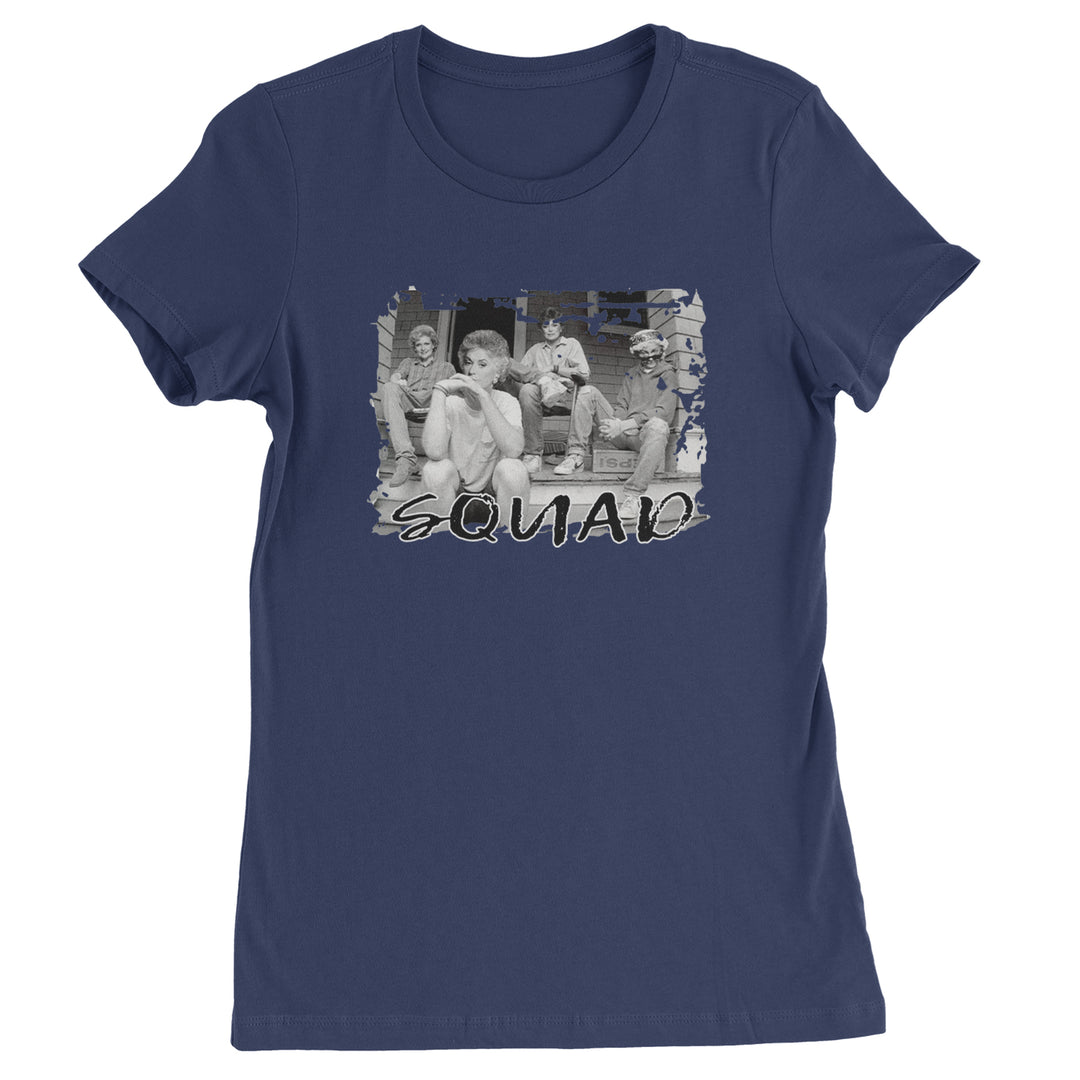 Squad Golden Girls Womens T-shirt Navy Blue