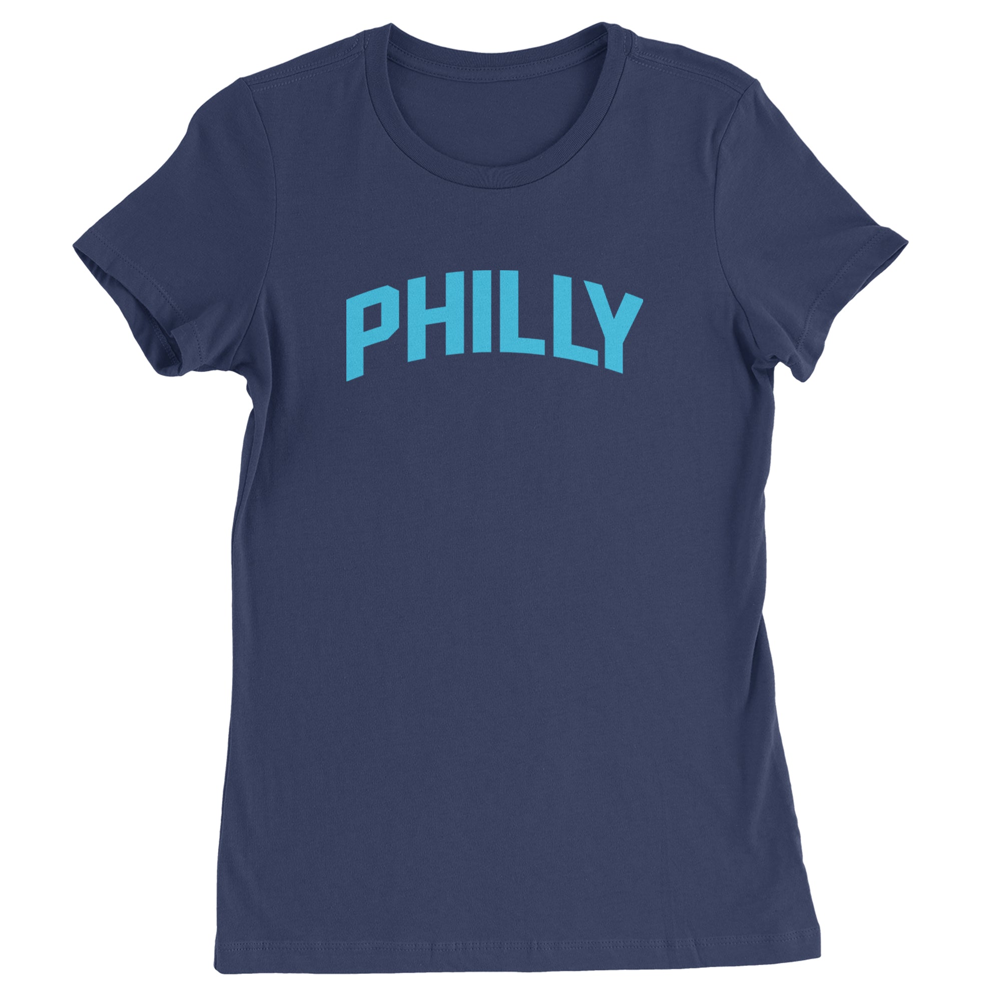 Philly Philadelphia Pride Womens T-shirt Navy Blue