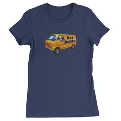Bad Hombres Van West Chester Band Womens T-shirt Navy Blue