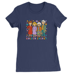 Golden Forever Golden Girls Womens T-shirt Navy Blue