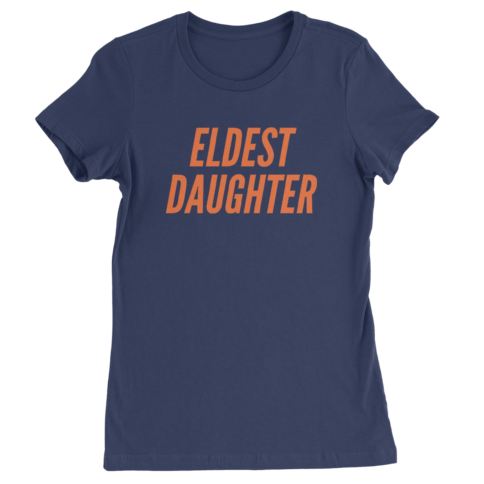 Eldest Daughter Womens T-shirt Navy Blue