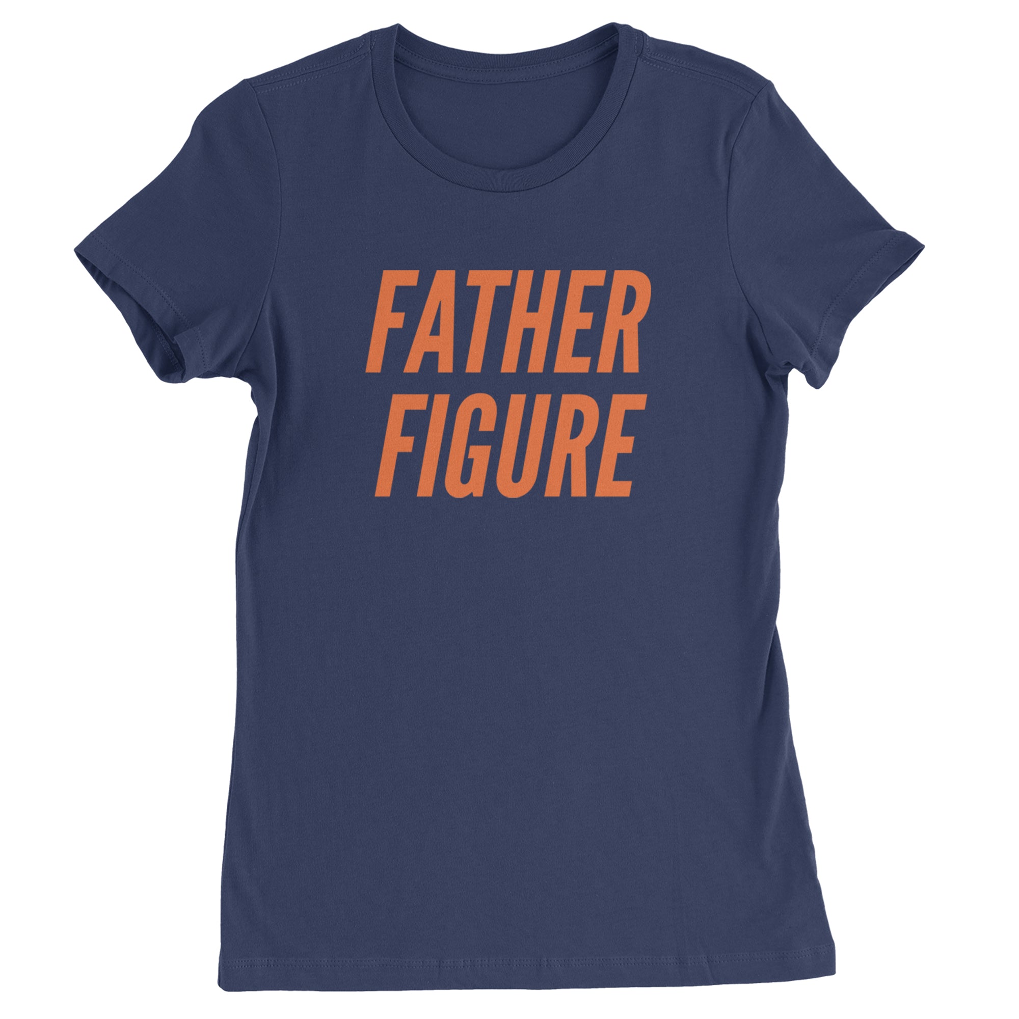 Father Figure Womens T-shirt Navy Blue