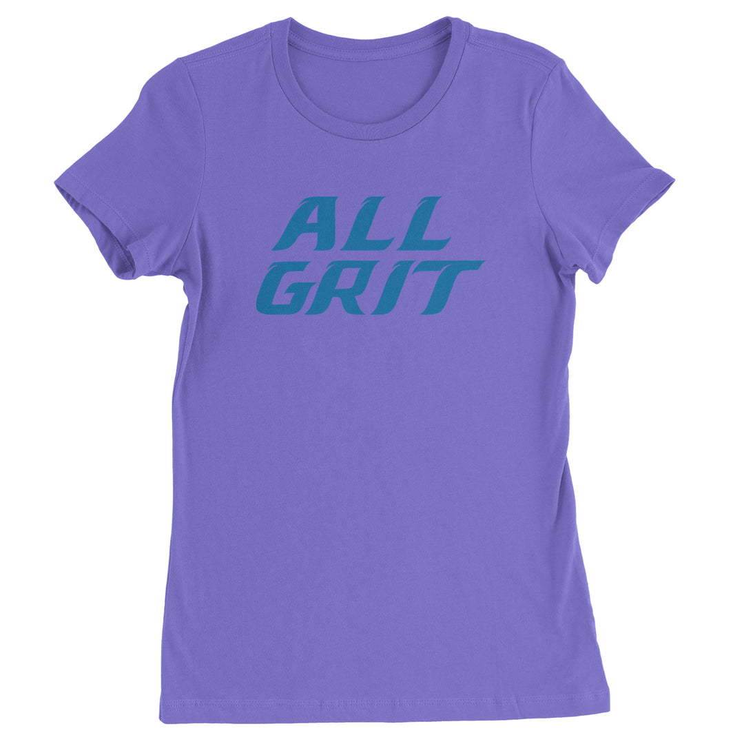 All Grit Detroit Football Womens T-shirt Purple
