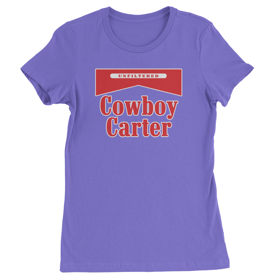Cowboy Karter Country Act Two  Womens T-shirt Purple
