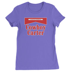 Cowboy Karter Country Act Two  Womens T-shirt Purple