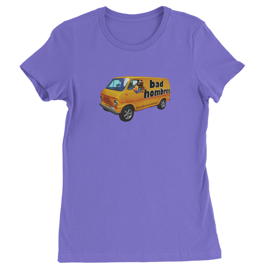 Bad Hombres Van West Chester Band Womens T-shirt Purple