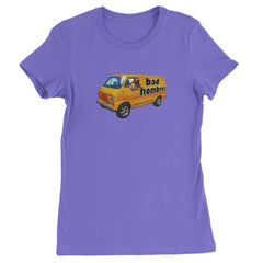 Bad Hombres Van West Chester Band Womens T-shirt Purple