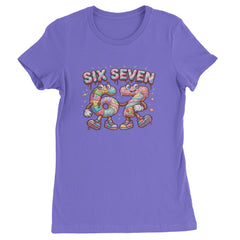 67 Candy Swirl Meme Womens T-shirt Purple