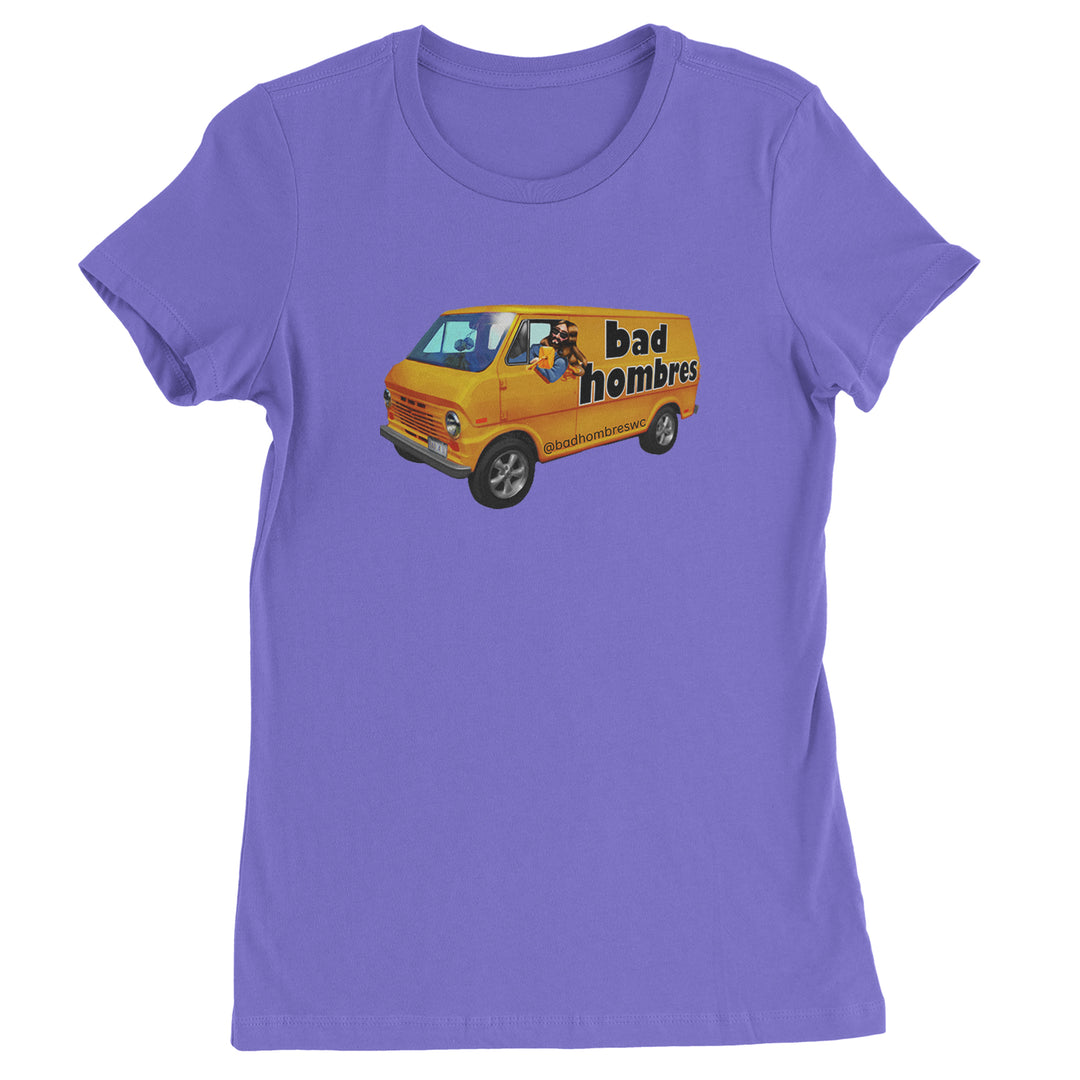 Bad Hombres Van West Chester Band Womens T-shirt Purple