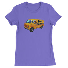 Bad Hombres Van West Chester Band Womens T-shirt Purple