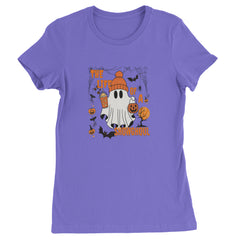 Life of a Showghoul Halloween Showgirl Vibes Womens T-shirt Purple