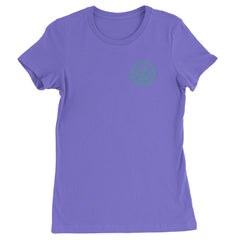TLC To Love a Canine Dog Rescue Teal Womens T-shirt Purple