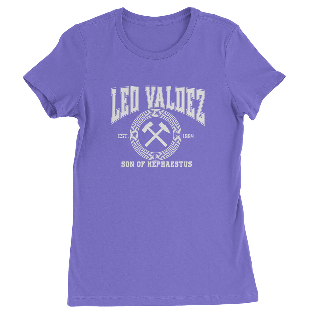 Leo Valdez Son of Hephaestus Forge Master Womens T-shirt Purple