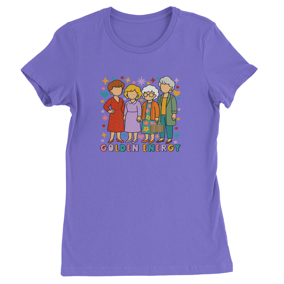 Golden Forever Golden Girls Womens T-shirt Purple