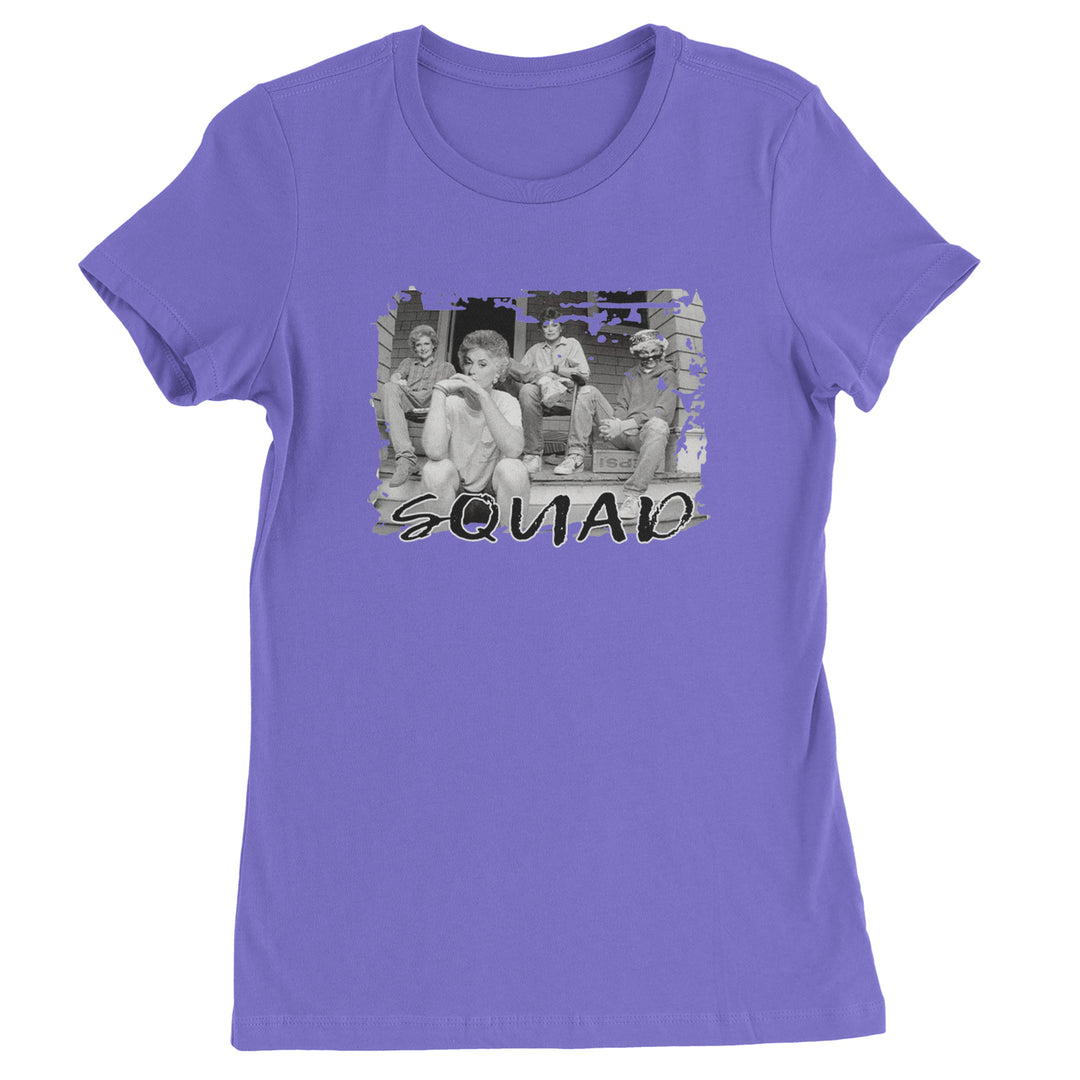 Squad Golden Girls Womens T-shirt Purple
