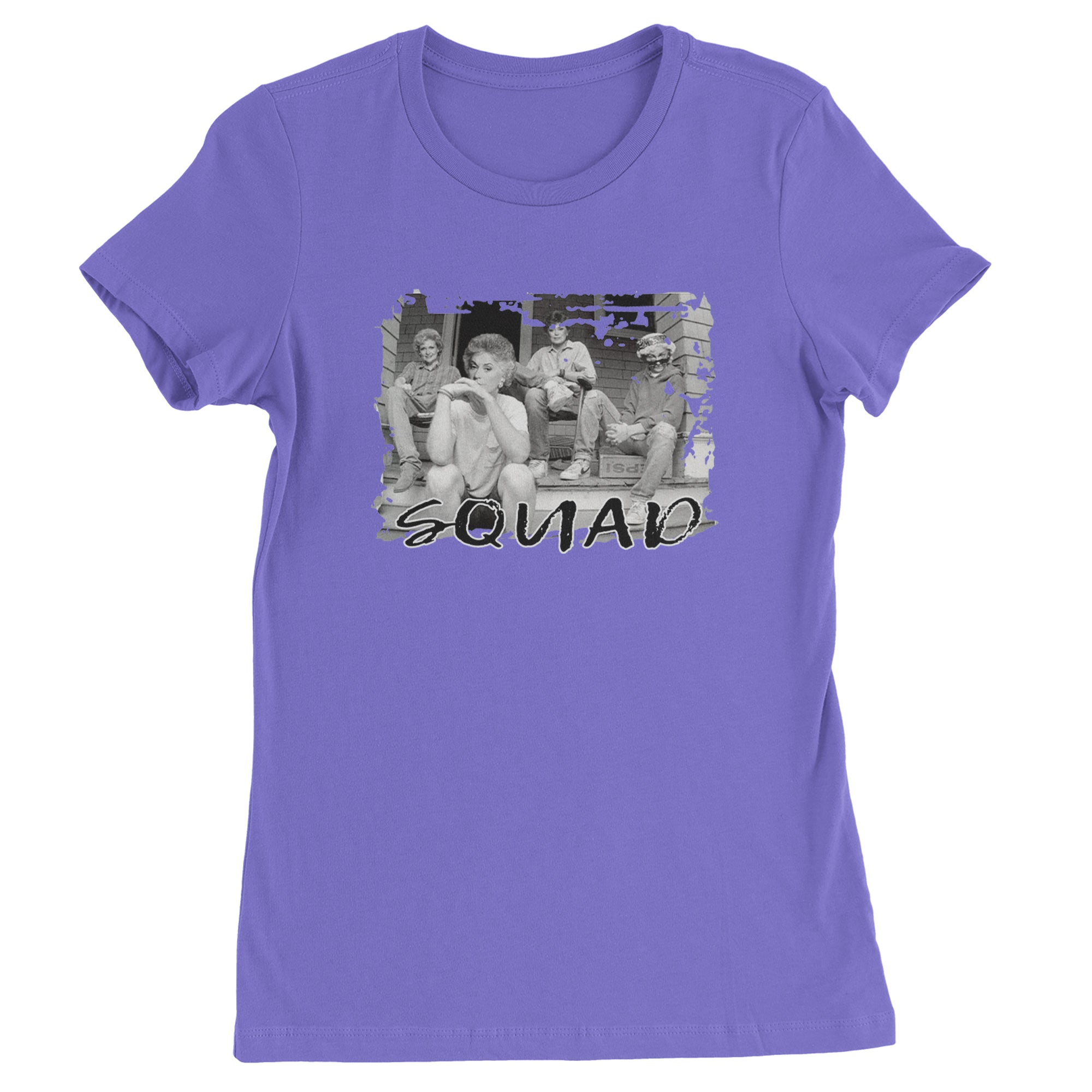 Squad Golden Girls Womens T-shirt Purple