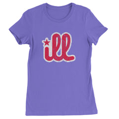 ILL Vintage It's A Philly Thing Womens T-shirt Purple