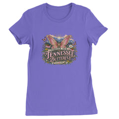 Forever Our Tennessee Butterfly Dolly Womens T-shirt Purple