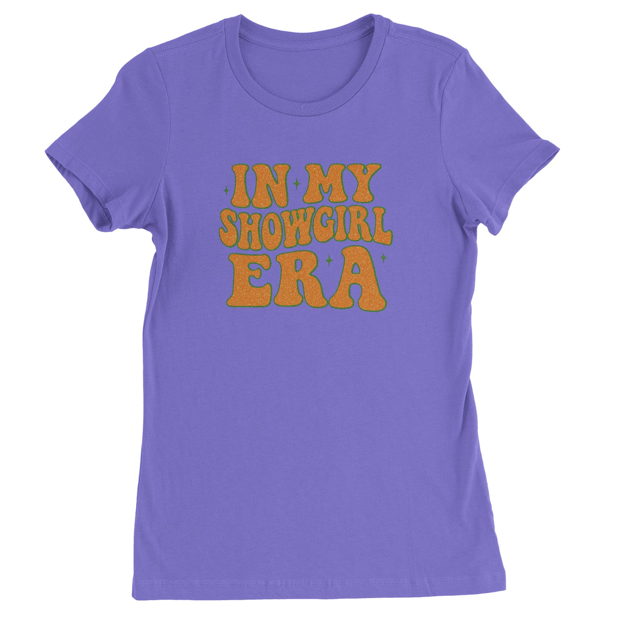 In My Showgirl Era Retro Womens T-shirt Purple
