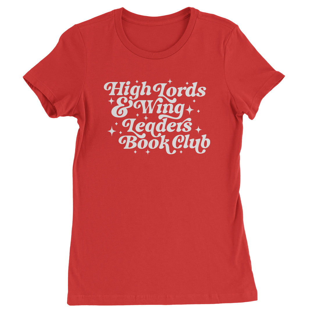 High Lords and Wingleaders Club Romantasy Womens T-shirt Red