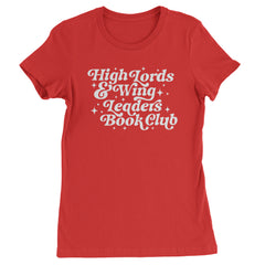 High Lords and Wingleaders Club Romantasy Womens T-shirt Red