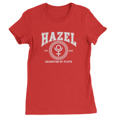 Hazel Daughter of Pluto Roman Gold Womens T-shirt Red