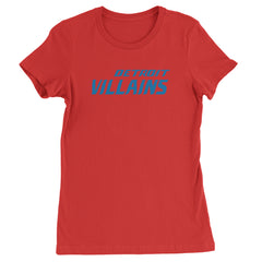 Detroit Villains Grit Football Womens T-shirt Red