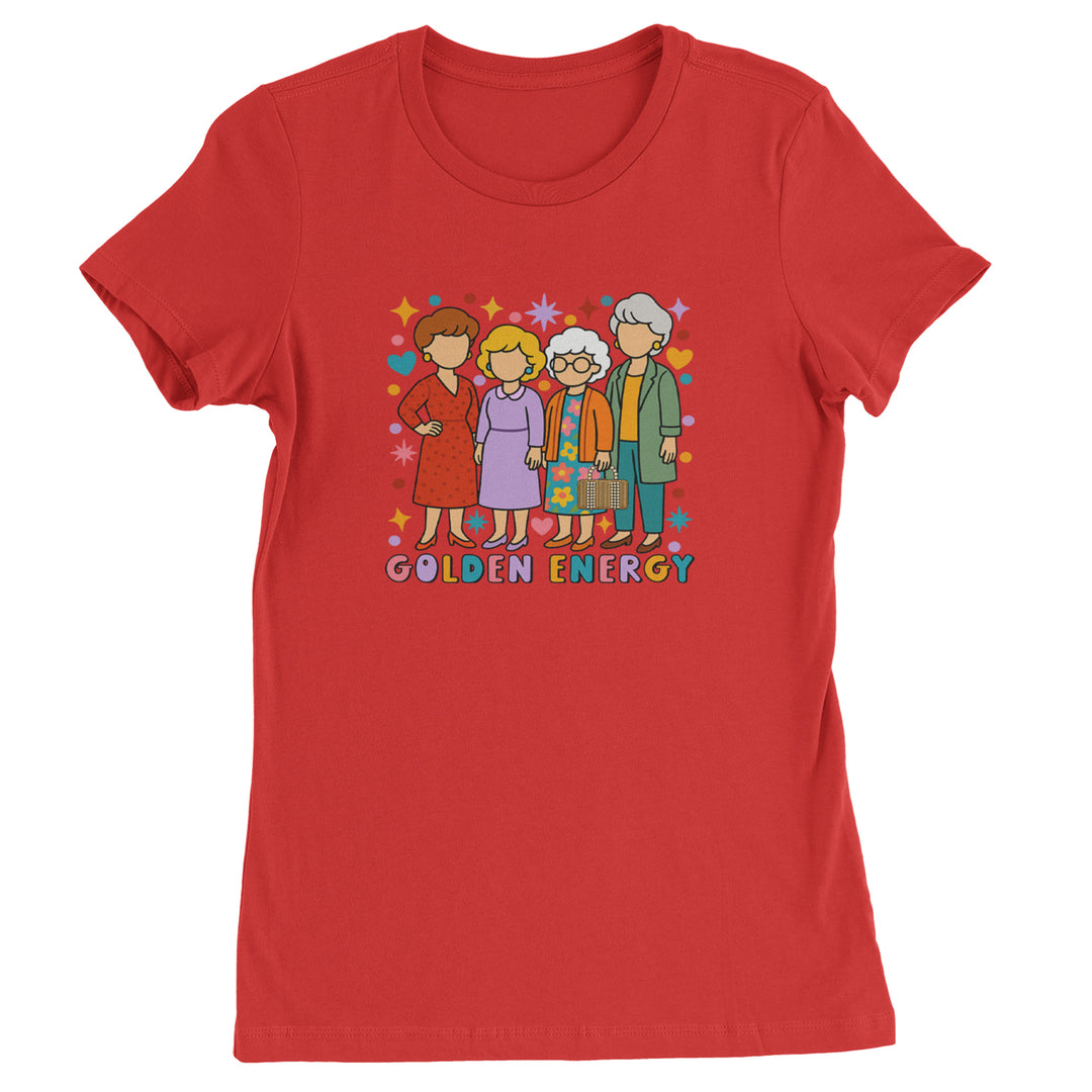 Golden Forever Golden Girls Womens T-shirt Red