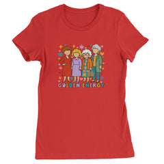 Golden Forever Golden Girls Womens T-shirt Red