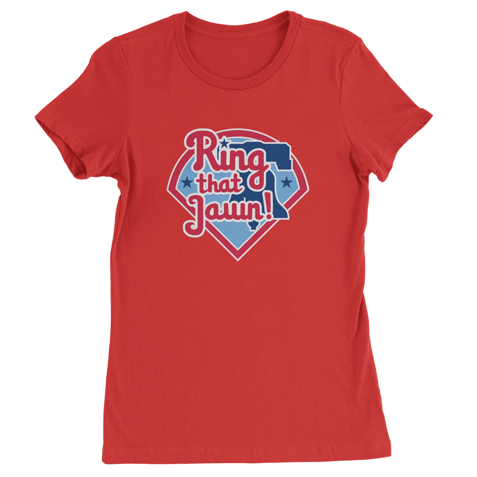 Ring That Jawn Philly Baseball Womens T-shirt Red