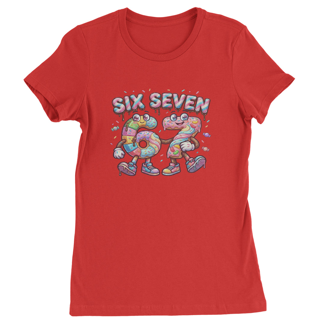 67 Candy Swirl Meme Womens T-shirt Red